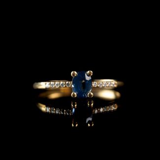 Azure Elegance Ring