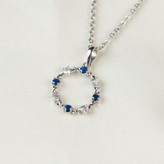Azure Infinity Pendant